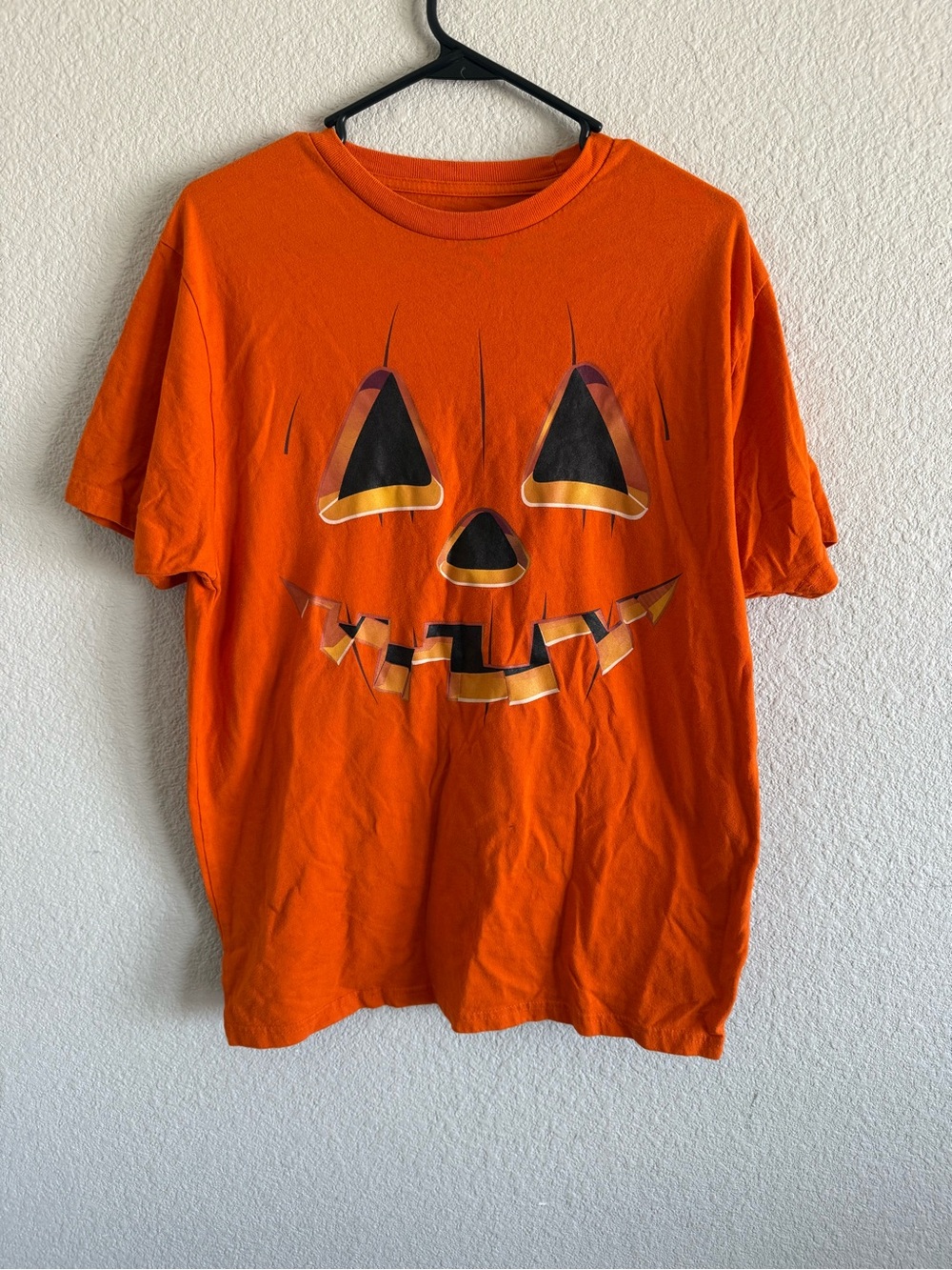Celebrate It Orange Halloween Jack-O'-Lantern Short Sleeve Tee